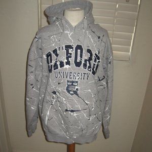 Oxford University Hoodie/Paint Splatter - S